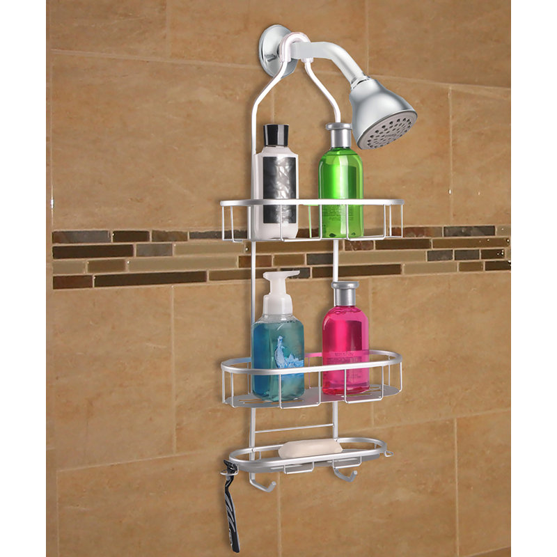 UtopiaAlley 3 Shelf Rustproof Shower Caddy & Reviews Wayfair